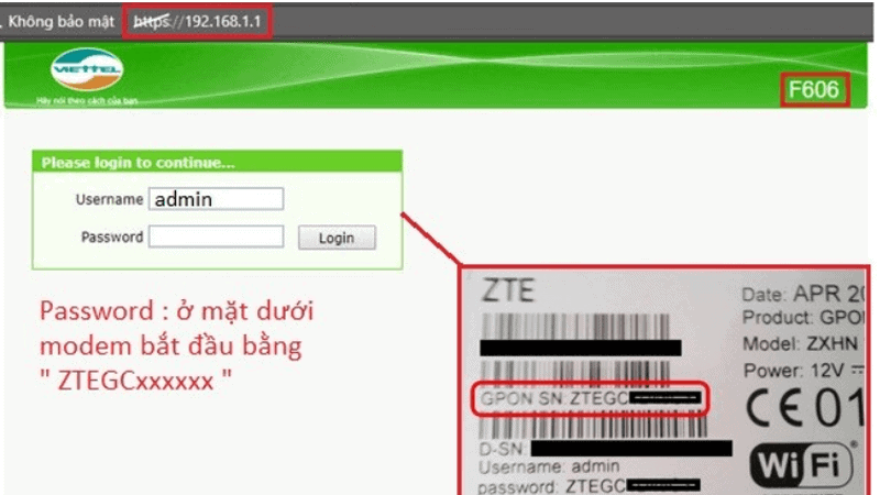 Hướng dẫn đổi mật khẩu wifi Viettel ZTE