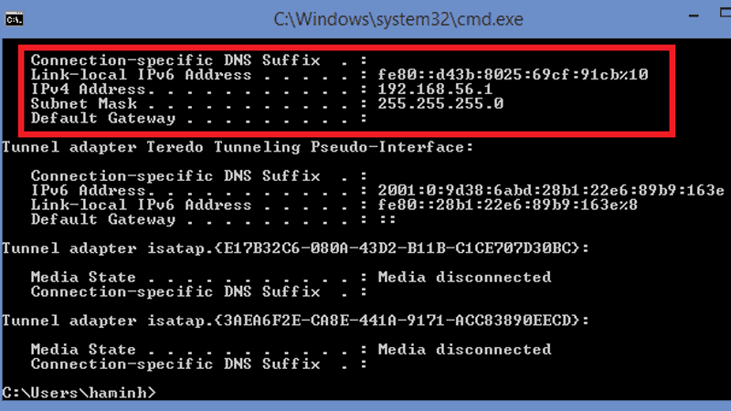 Cách kiểm tra IP máy tính của bạn