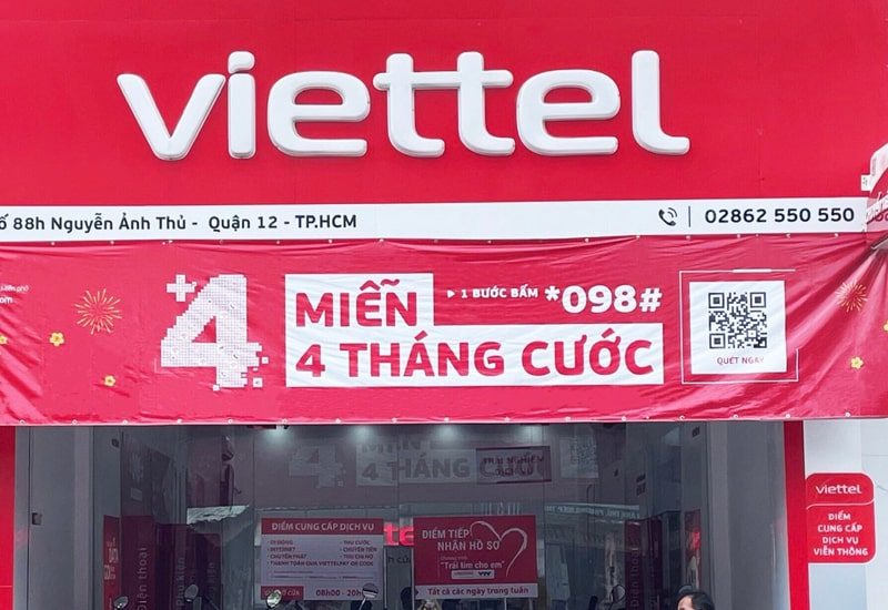 Cửa hàng Viettel quận 12 - Viettel Nguyễn Ảnh Thủ
