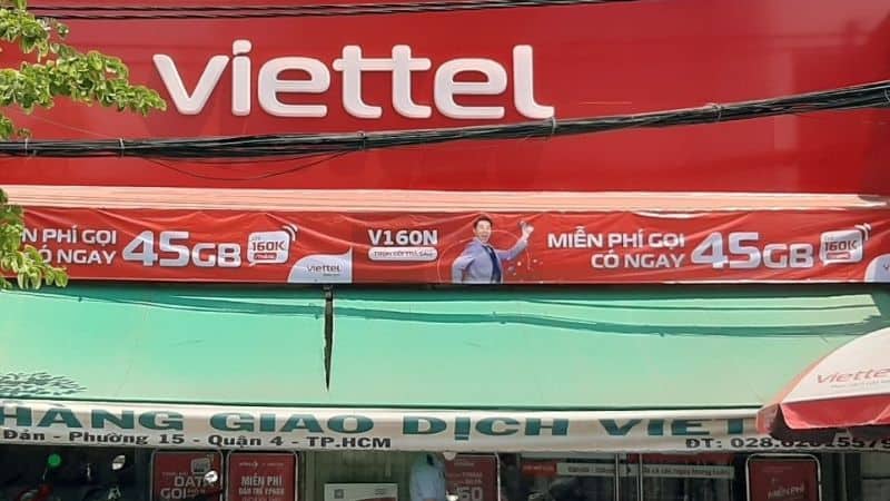 Cửa hàng Viettel quận 4 - Viettel Tôn Đản