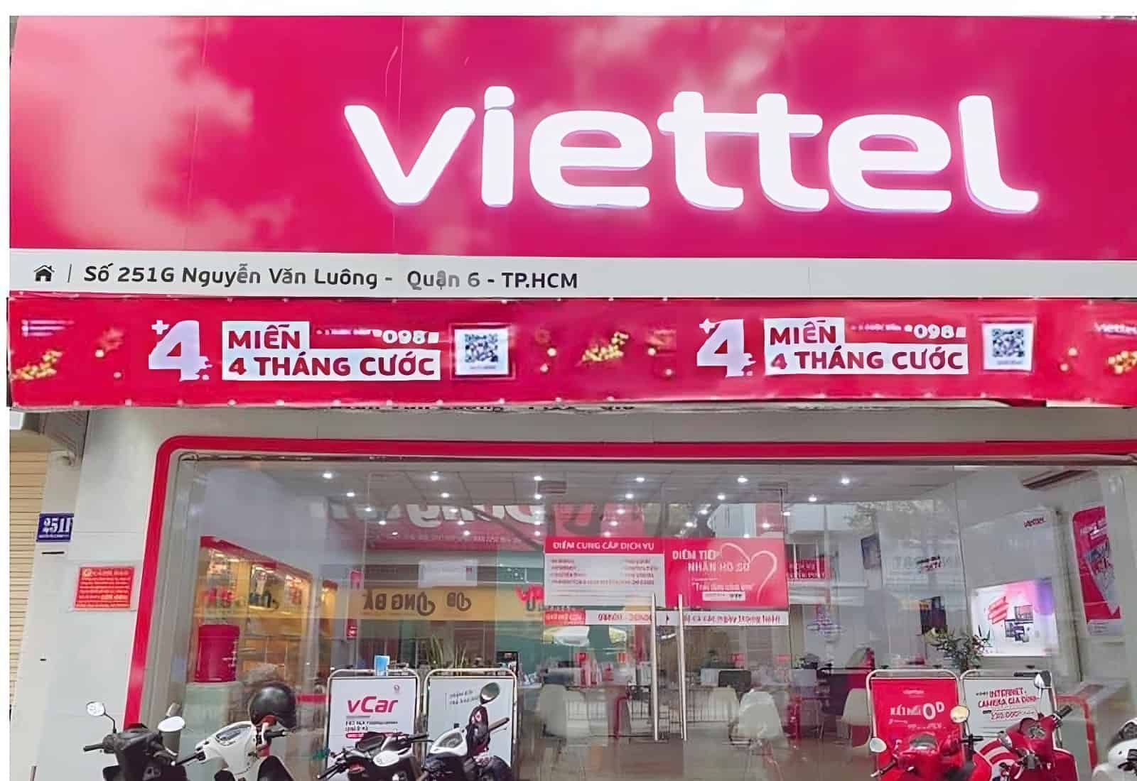 Cửa hàng Viettel quận 6 - Viettel Nguyễn Văn Luông
