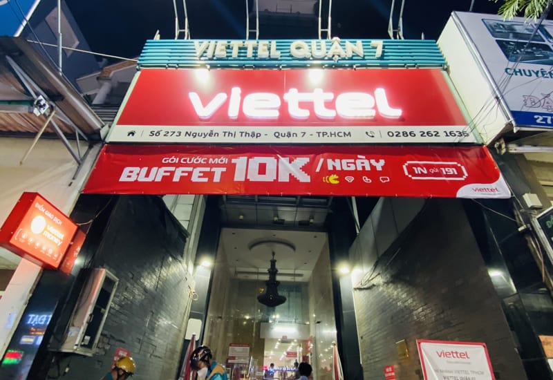 Cửa hàng Viettel quận 7 - Viettel Nguyễn Thị Thập