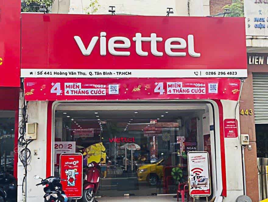 Cửa hàng Viettel quận Tân Bình - Viettel Hoàng Văn Thụ