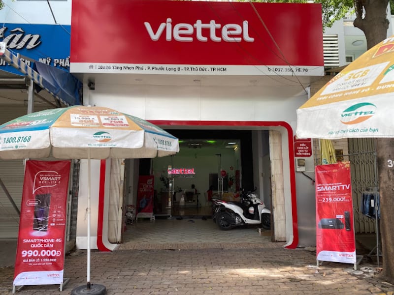 Cửa hàng Viettel Tăng Nhơn Phú