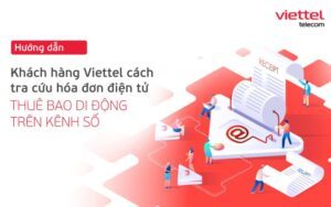 Tra cứu hóa đơn điện tử Viettel