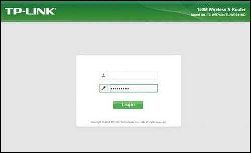 Đăng nhập trang cấu hình modem
